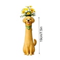 thumbnail image 2 of Dog Vase for Home Decor – Quirky Dog-Themed Ceramic Flower Vase for Pet Lovers, Cute Animal Figurine Decoration for Living Room or Office, 2 of 8