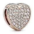 thumbnail image 4 of Pandora Pave Heart Clip Charm, 4 of 4