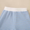 thumbnail image 6 of mgoYE Toddler Baby Boy Birthday Outfit Three Letter Embroidery Waffle T-shirt Top Jogger Shorts Summer Birthday Clothes(Light Blue,2-3 Years), 6 of 9