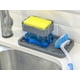 thumbnail image 3 of 1 dispensador de jabón para platos, soporte de esponja y dispensador de jabón, organizador de fregadero (gris)., 3 of 5