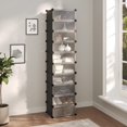 thumbnail image 1 of vidaXL Shoe Rack Black 44x32x174 cm PP, 1 of 5