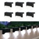 thumbnail image 5 of Las luces solares del jardín al aire libre fácil de instalar luces de seguridad para la puerta de patio garaje cubierta - 6pcs-White Color 6 piezas-Color blanco Sunnimix Lámpara de pared para patio al aire libre, 5 of 8