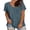 Sky Blue#Women's Oversized Tee Tops, variant on aohooy Womens Plus Size V Neck Short Sleeve T-Shirts Casual Summer Tops Oversized Loose Fit Split Tees Ladies Basic Shirt Top Red,XXXXXL