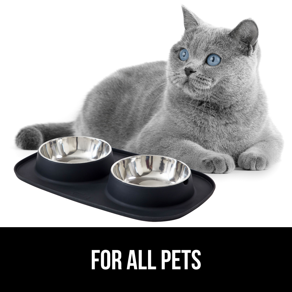 Gorilla Grip Dog Bowls Feeding Mat Set 2 Cup photo 8