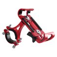 thumbnail image 2 of Soporte para teléfono móvil Advancent para manillar de bicicleta aleación de aluminio Rojo 360 grados giratorio OD019783-08, 2 of 6