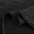 thumbnail image 5 of Luxury Velvet Oversized Embroidered Quilted Bedding Set - Soft & Plush 3-Piece Comforter with Shams for All-Season Comfort, 5 of 7