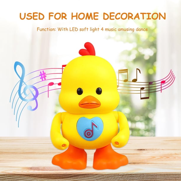 Pato Bailarín Con Luces LED Y Música | Juguete Interactivo Para Bebés | ABS Resistente | Ideal Para Estimulación Sensorial | A Partir De 1 Año