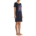 thumbnail image 3 of Peace, Love & Dreams Women's Short Sleeve Pajama Sleep Shirt, 3 of 6