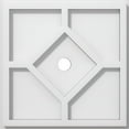 thumbnail image 2 of 30"OD x 1"ID x 10 1/2"C x 1"P Embry Architectural Grade PVC Contemporary Ceiling Medallion, 2 of 5