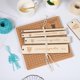 thumbnail image 5 of ColoMX Juego de tablero de macramé para manualidades, suministros de macramé para trenzar nudos con alfileres y reglas, 1 Juego, 5 of 7