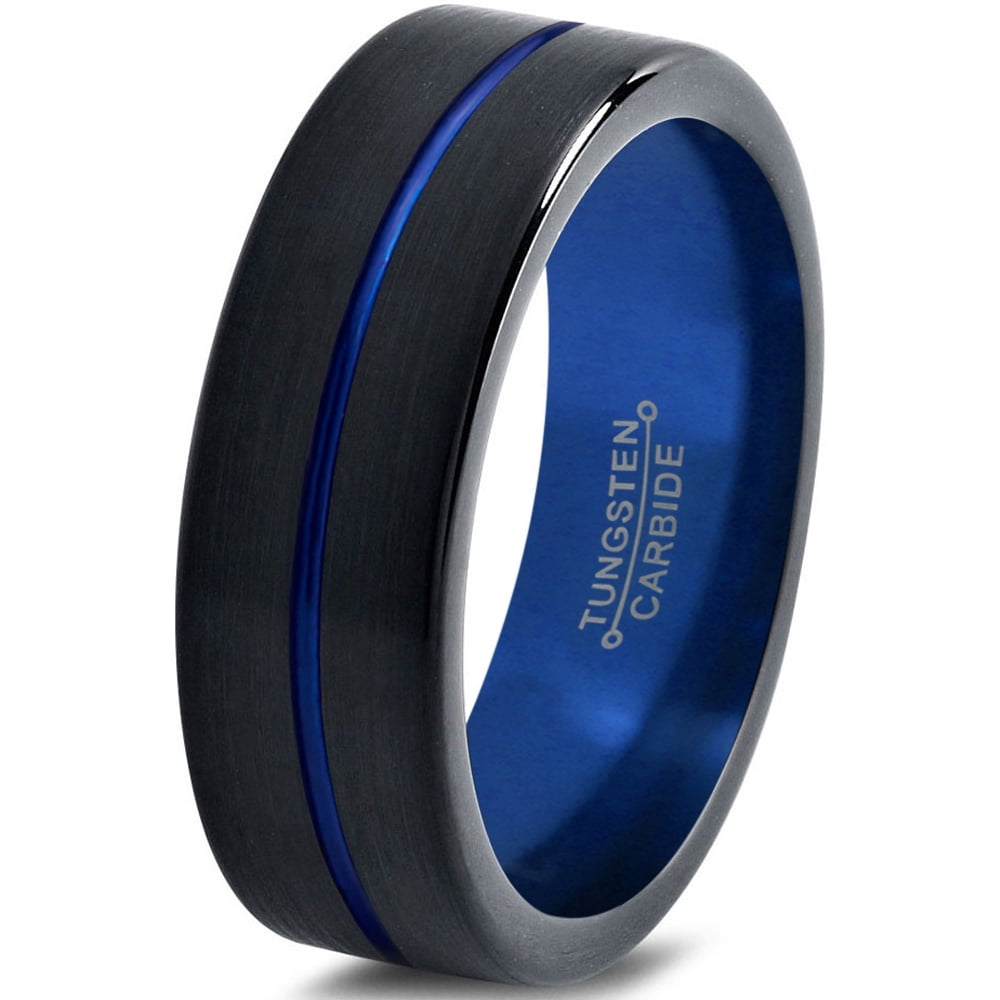 Charming Jewelers Tungsten Wedding Band Ring 4mm for Men