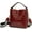 Wine, variant on Bucket Bag and Purse For Women Shiny Patent Leather Hobo Bag and Zipper Shoulder Handbag Top Handle Satchel