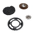 thumbnail image 4 of Chain Sprocket Kitwith Toothless Freewheel,420 Chain Sprocket Kit Aluminum Chain Sprocket Kit T Sprocket Chain Set Luxury Finish, 4 of 12