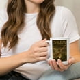 thumbnail image 2 of 15 fl oz Ceramic Mug, Salem, Massachusetts, Witch's Broom, Halloween Oil Painting, Dishwasher & Microwave Safe, 2 of 5
