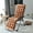 Coffee, variant on 51in Rocking Lounge Chair Cushion Patio Chair Cushion, Chaise Lounger Swing Bench Cushion for Outdoor Indoor Home Office