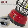 thumbnail image 3 of Vintage Camping Light LED 1000LM Rechargeable Portable Waterproof Emergency Lighting Outdoor Tent Hook, 3 of 5