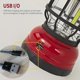 thumbnail image 3 of Vintage Camping Light LED 1000LM Rechargeable Portable Waterproof Emergency Lighting Outdoor Tent Hook, 3 of 5