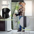 thumbnail image 4 of Cortina antimosquitos para puerta, color negro, 90 x 210 cm, con velcro, 4 of 5