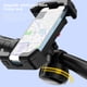 thumbnail image 5 of Universal Mobile Phone Mount for Motorcycle Bicycle Car | 360° Rotating ABS Handlebar Holder | Automatic Lock | Shockproof Non-Slip | Fits 4.7-6.8in Devices | 14x9.6x3.3cm, 5 of 9