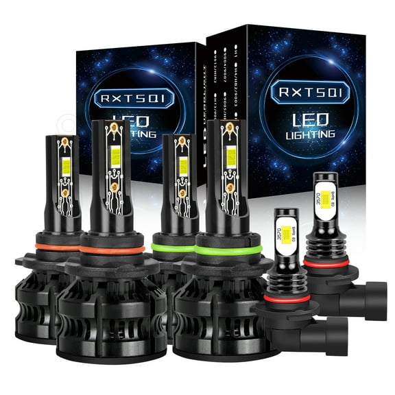 6x 9005 9006 LED Headlight Bulb 9006 Fog Light White for Toyota Camry 2000 2001 2002 2003 2004 2005 2006,z8