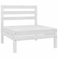 thumbnail image 2 of vidaXL 7 Piece Garden Lounge Set Solid Wood Pine White, 2 of 3