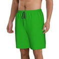 thumbnail image 2 of Naloa Green Men's Beach Shorts, Surfing shorts, Swim trunks, Quick Dry Swim Trunks for Surfing Beach Fun - XX-Large, 2 of 9