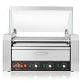 thumbnail image 5 of Olde Midway Electric Hot Dog Roller Machine w/ Cover, 7 Rollers, Bun Warming Drawer, 5 of 7