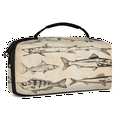 thumbnail image 2 of Herdesigns Vintage Fish Carrying Case for Nintendo Switch 2 with 20 Game Card Slots, Portable Travel Carry Case for Accessories and Console, 2 of 8