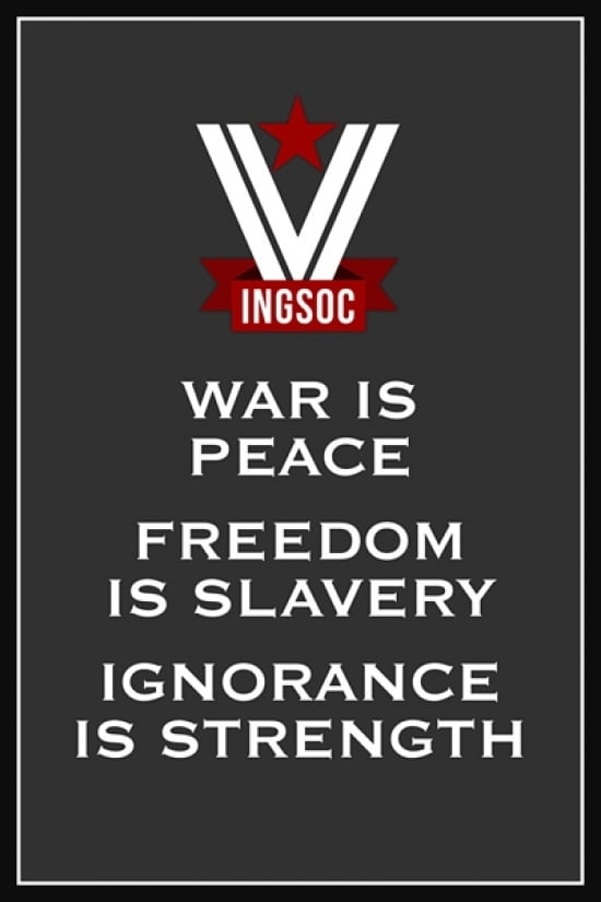 War Is Peace Ingsoc Laminated Poster (24 X 36)