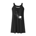 thumbnail image 4 of FAIWAD 2024 Robes d'Été pour Femmes Robe Courte Décontractée Col Rond Ample Mini Robe Vacances Plage, 4 of 4