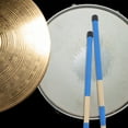 thumbnail image 6 of KALLORY 1 Pair Blue Wooden Drum Mallets for Drum and Percussion Instruments Beginner present, 6 of 8
