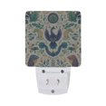 thumbnail image 5 of Yayeee LED Night Light for The Home Plug in With Light Sensors 2 Pack, Green Animals Pattern, 5 of 6