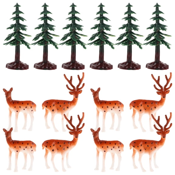 Raindrops Reindeer Table Top Decorations Assorted Color Fine Craftsmanship 28Pcs