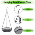 thumbnail image 3 of Hanging Bird Feeder Tray,Metal Mesh Platform Bird Feeders fo, 3 of 5