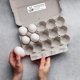 thumbnail image 4 of 180 etiquetas para cartón de huevos de pato sin lavar, 1 x 2,6 pulgadas (2,5 x 6,7 cm), pegatinas para huevos frescos de granja, pegatinas adhesivas PET para embalaje de huevos, cajas, contenedores,, 4 of 8