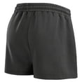 thumbnail image 5 of Women's WEAR by Erin Andrews Black Los Angeles Kings Washed Fleece Sweatshirt & Shorts Lounge Set, 5 of 6