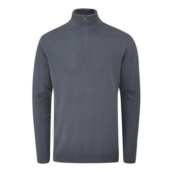 Oscar Jacobson Mens Winwood Half Zip Sweater Top