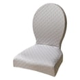 thumbnail image 1 of Naiovety Funda para silla de comedor elegante, elástica, suave y fácil de limpiar, 80, excelente mano de obra, fundas para taburete Decoración del hogar gris claro, 1 of 6