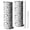 BlackWhite Lemon Fruit, variant on 20oz Yellow Lemon Fruit Slices LightGreen Pattern Skinny Tumblers Stainless Steel Tumbler with Lid and Straw,Vacuum Insulated Double Wall Travel Tumbler Cups with Cleaning Brush for Coffee,Tea