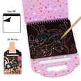 thumbnail image 2 of TOOKYLAND Scratch Art Pad Toys - Party Favors and Paper Crafts, For Kids 3 Year Old +, 2 of 7