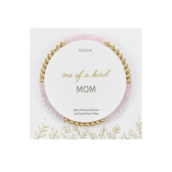 Rose Quartz Beaded Bracelet