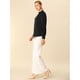thumbnail image 4 of Dde San Patricio profesional Blusas de gade manlarcon cuello alto elegante pamujer  Negro XXL, 4 of 6