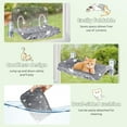 thumbnail image 4 of Scratch Resistant Folded Cats Hammocks With 4 Heavy Type Suction Cups For Large Breeds Kittens, 4 of 8