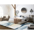thumbnail image 3 of SAFAVIEH Skyler Ilija Abstract Area Rug, Beige/Navy, 8' x 10', 3 of 8