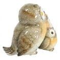 thumbnail image 6 of Forest Whimsical Mother Father Owls And Baby Owlet Family Trio Figurine, 6 of 9