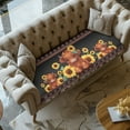 thumbnail image 2 of Renewold American Tribal Highland Cow Sunflower Red Sofa Seat Cushion Slipcover Elastic Soft Couch Slipcover Spandex Separate Sofa Slipcover Pet Friendly for Living Room Home Decor, L, 2 of 5