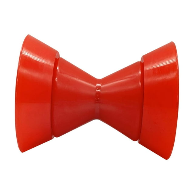 Almencla Boat Trailer Roller 4 inch Marine Trailer Roller Easy to Install Reduce Drag Red