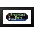thumbnail image 2 of Anonymous 18x9 Black Modern Framed Museum Art Print Titled - Breakfast Belle Citrus Label (1920), 2 of 5