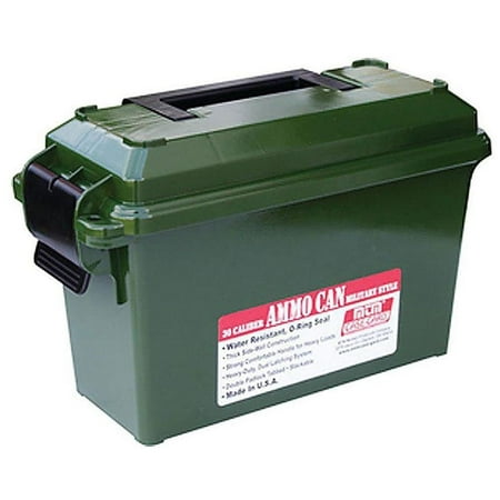 Uncle Mike s 22500GN: Ammo Can Green Plastic.30 Cal