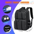 thumbnail image 4 of Audio Mixer Travel Case Bag, DJ Mixer Storage Backpack Compatible with RODECaster Pro, RODECaster Pro II, RC Duo, Podcas, 4 of 7